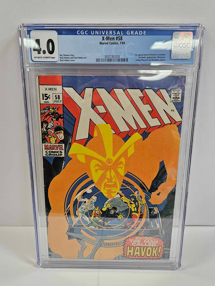 X-Men #58 CGC 4.0