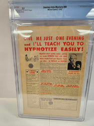 Journey Into Mystery #99 CGC 2.5