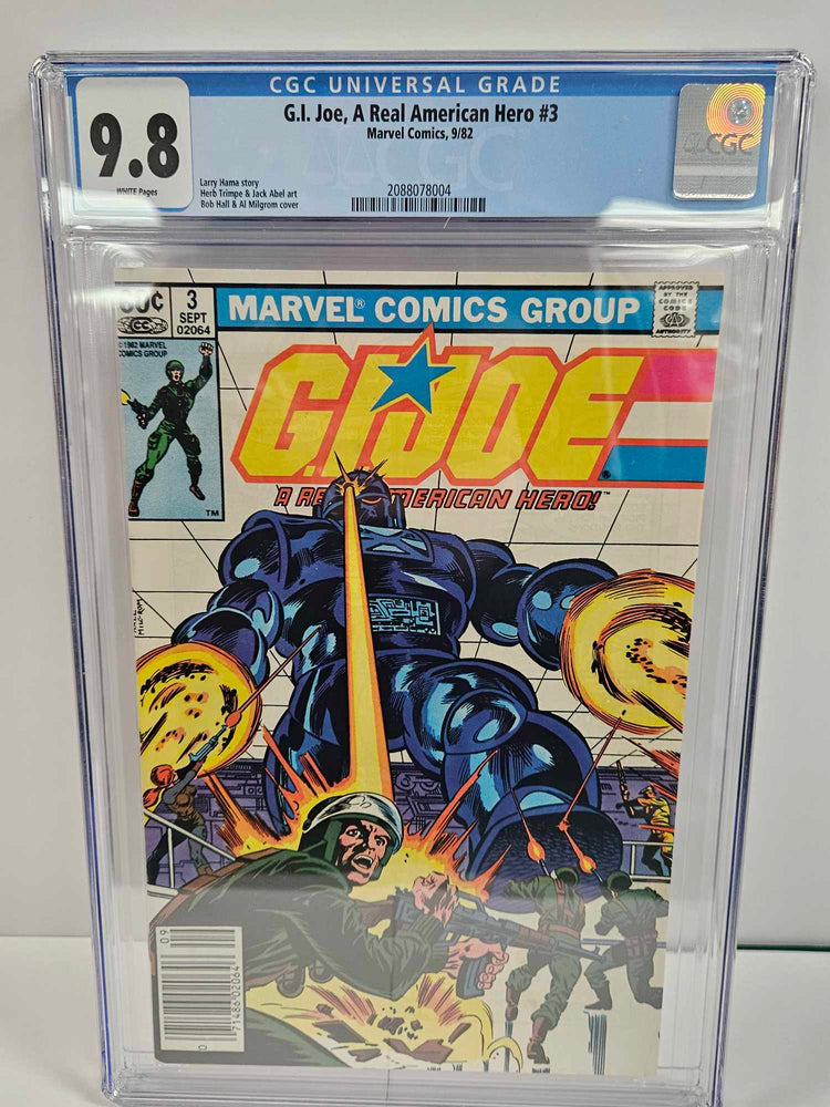 G.I. Joe: A Real American Hero #3  Newstand Edition CGC 9.8