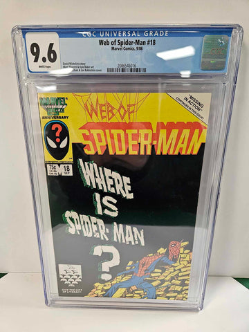 Web of Spider-Man #18 CGC 9.6