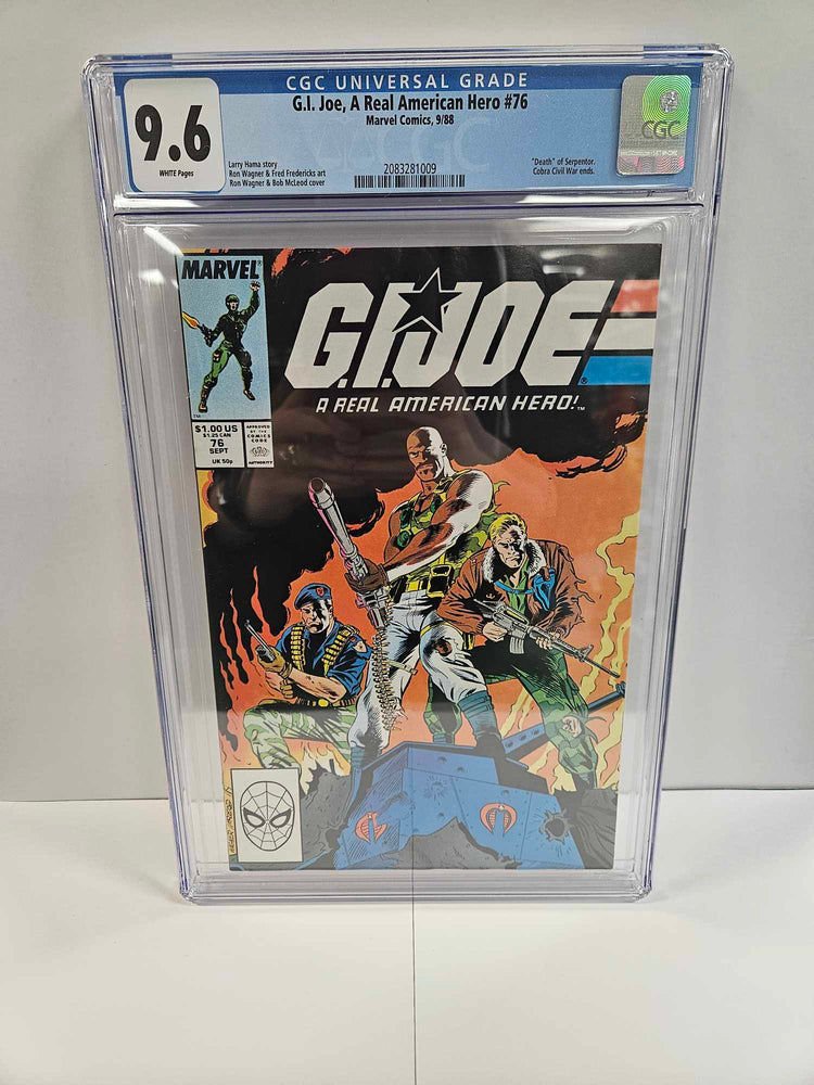 G.I. Joe: A Real American Hero #76 CGC 9.6