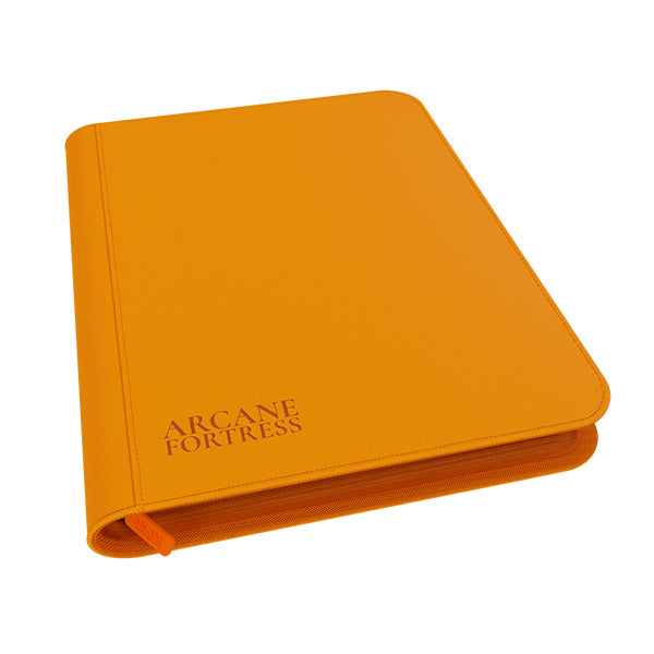 Binder: 9-Pocket Zippered- Neon Color- Orange