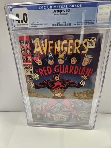 Avengers #43 CGC 4.0