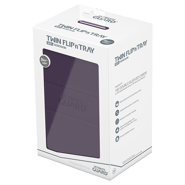 Deck Case: Twin Flip´n´Tray 160+ Standard Size Monocolor - Purple
