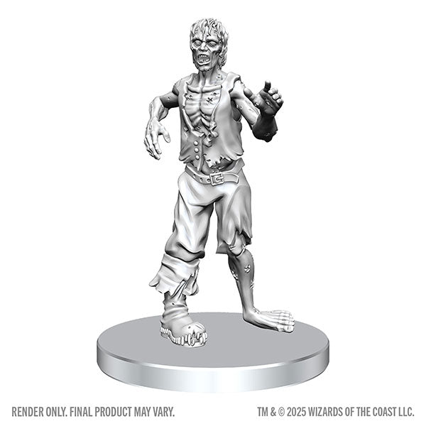 D&D Nolzur's Marvelous Miniatures: Unpainted Minis- Wave 28- Classic Vampire & Classic Zombie