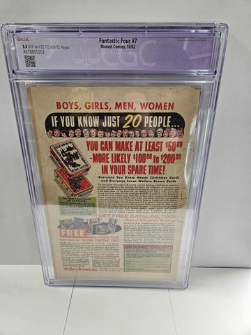 Fantastic Four #7 CGC 2.5 Restored Grade