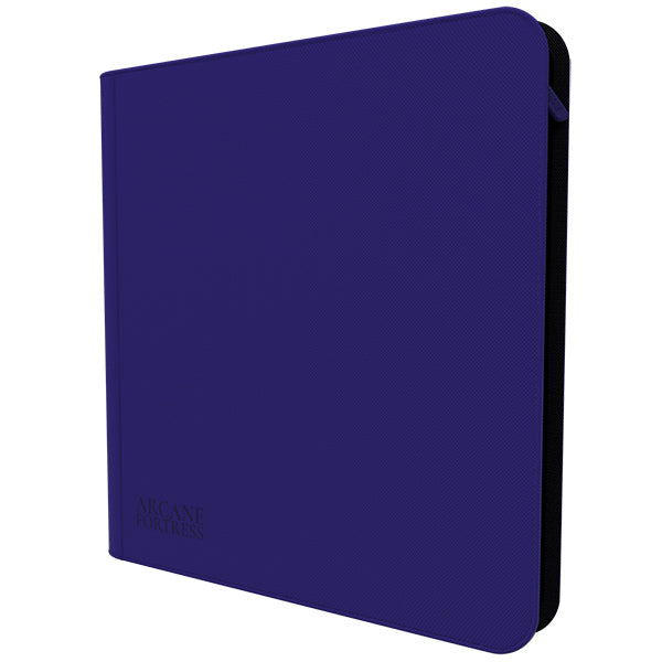 Binder: 12-Pocket Zippered- Solid Color- Purple