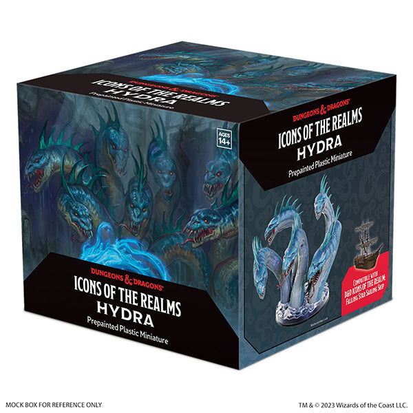 D&D - Icons of the Realms Set 29 - Hydra Prepainted Mini