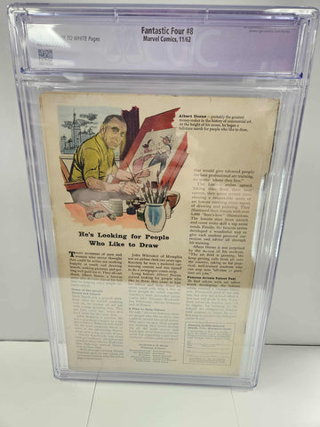 Fantastic Four #8 CGC 3.0 Restored Grade