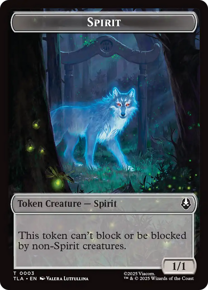 Ally (0004) // Spirit Double-Sided Token [Avatar: The Last Airbender Tokens]
