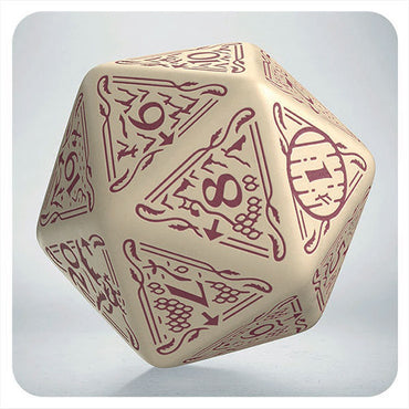 Jumbo D20 Spindown: Hobbit TCG Dice - Terra