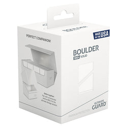 Ultimate Guard: Deck Case Boulder - 100+ Solid White