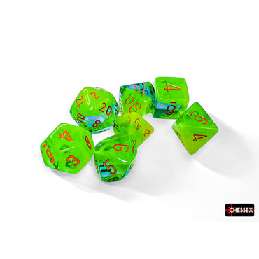 7-Die Set Gemini Luminary: Plasma Green-Teal/Orange