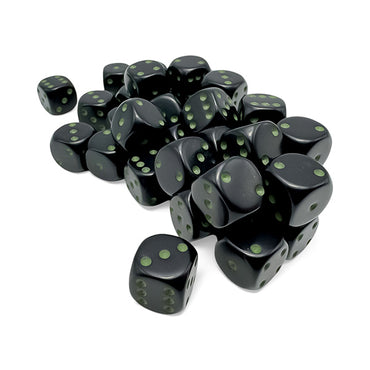 12mm 36d6 Opaque: Opaque Black/Green