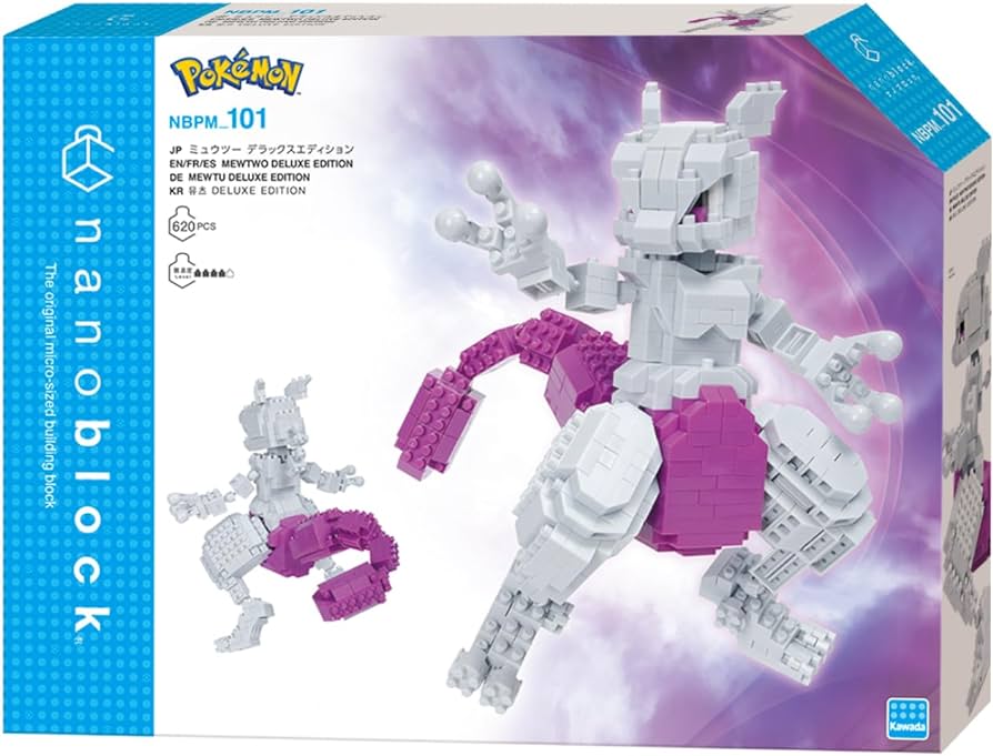 Nanoblock: Pokemon - Mewtwo Deluxe Edition