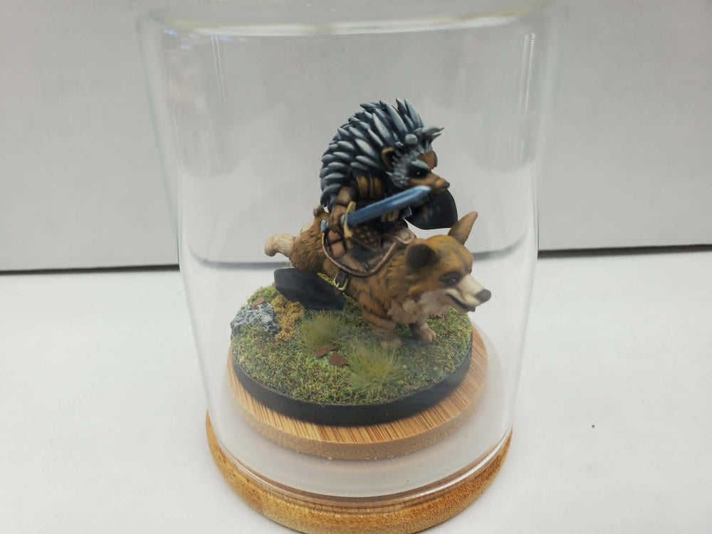 Hand Painted: Hedgehog & Corgi (Charge!!) (1)