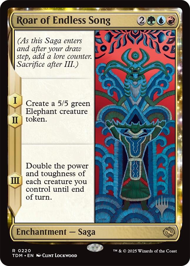 Roar of Endless Song (Promo Pack) [Tarkir: Dragonstorm Promos]
