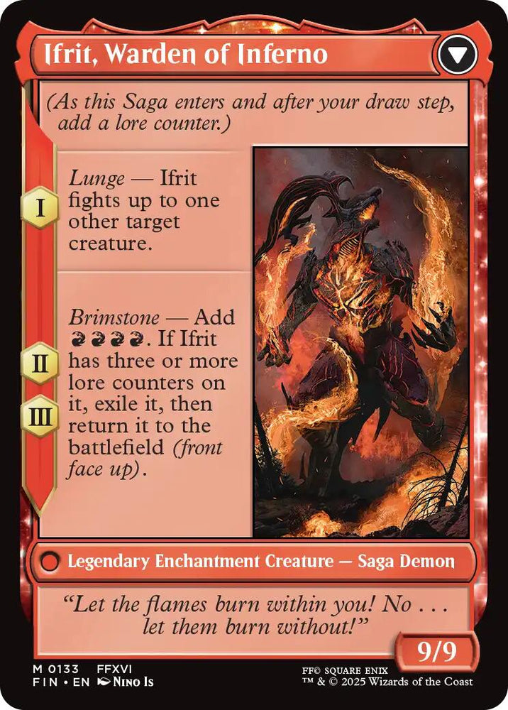 Clive, Ifrit's Dominant // Ifrit, Warden of Inferno [FINAL FANTASY]