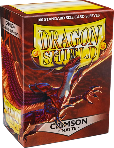 Matte Sleeves (100) - Crimson