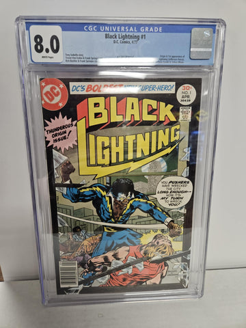 Black Lightning #1 CGC 8.0