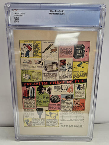Blue Beetle #1 CGC 5.5