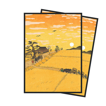 Card Sleeves: Standard- Matte Art- Ukiyo-e- Dusk Over Edo (100 ct)