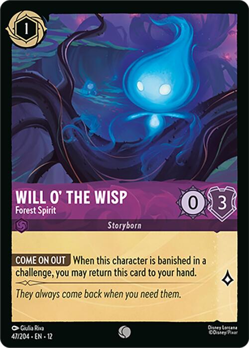 Will o' the Wisp - Forest Spirit (47/204) [Wilds Unknown]