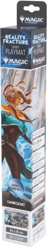 Reality Fracture Shiny Playmat - Tam Beleren, Conflicted/Jace, Building Reality