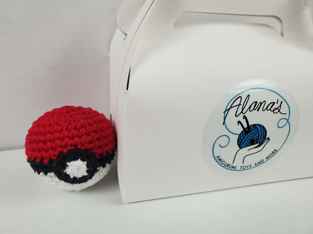 Crochet: Poke ball hacky sack