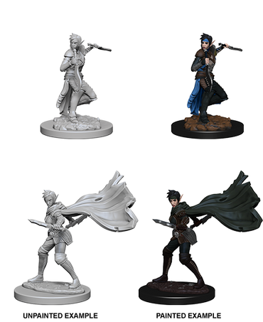 Pathfinder Deep Cuts Unpainted Miniatures: Elf Female Rogue