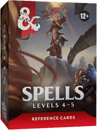 Dungeons & Dragons Reference Cards - Spells Levels 4-5