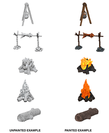 WizKids Deep Cuts: Camp Fire & Sitting Log