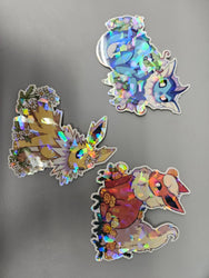 Handmade Pokemon Stickers Medium