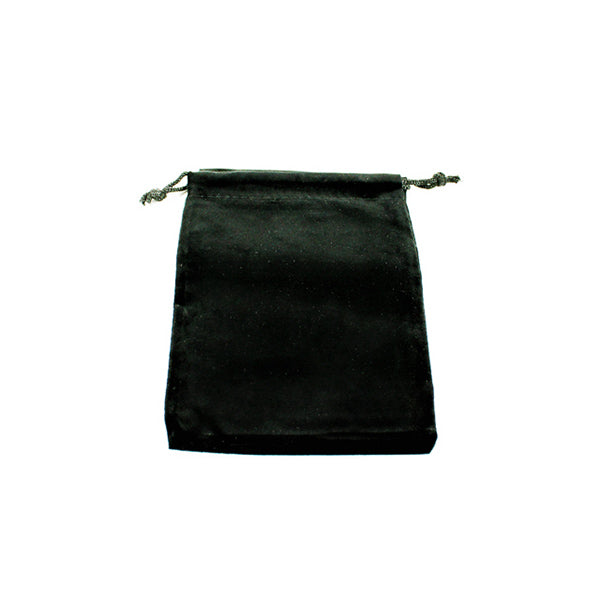 Velour Dice Pouch Black (SM)