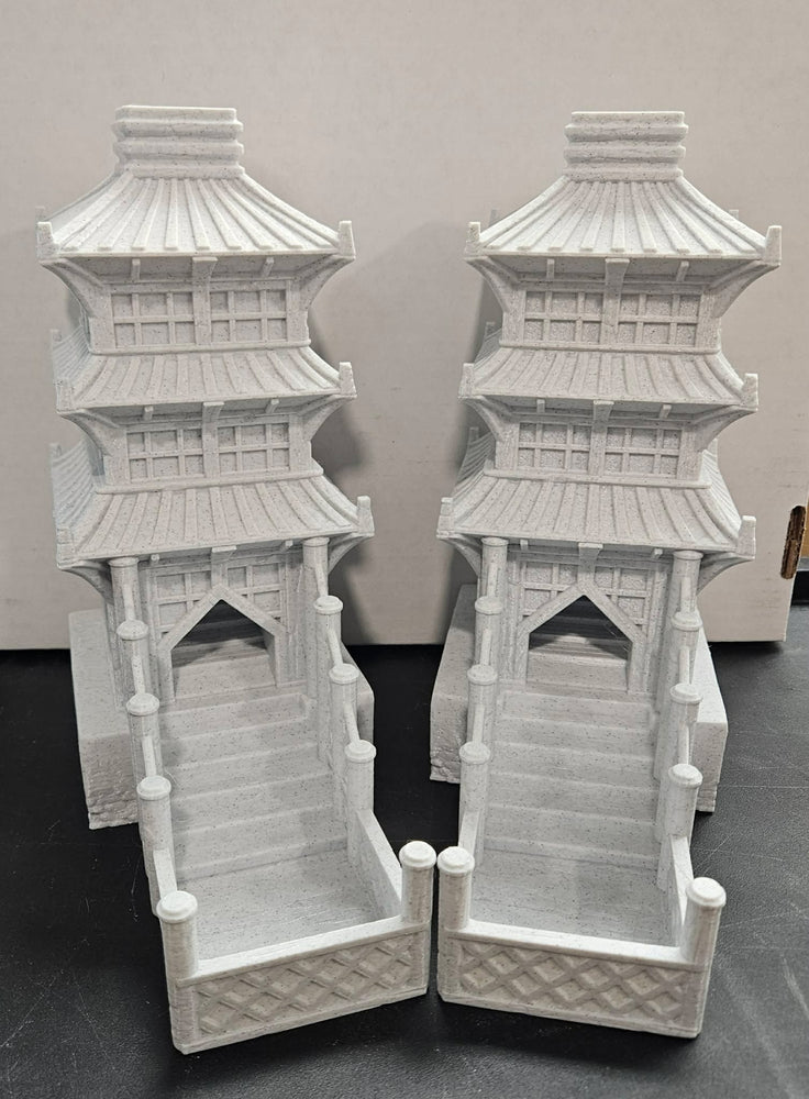 3-D Print Temple Dice Tower
