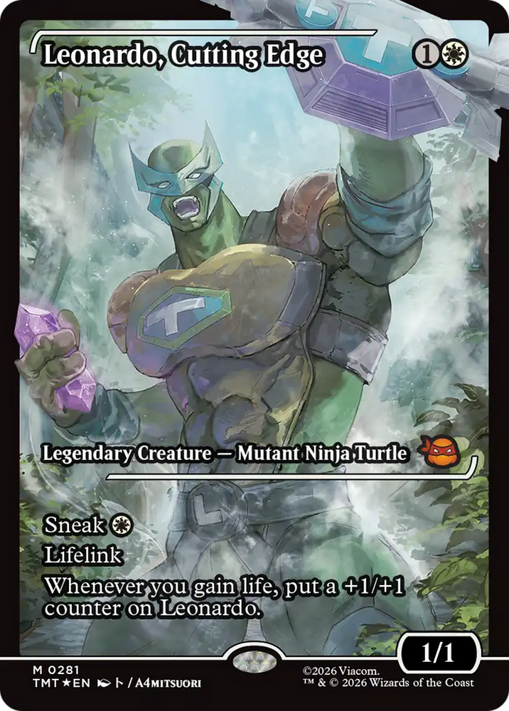 Leonardo, Cutting Edge (Showcase) [Teenage Mutant Ninja Turtles]