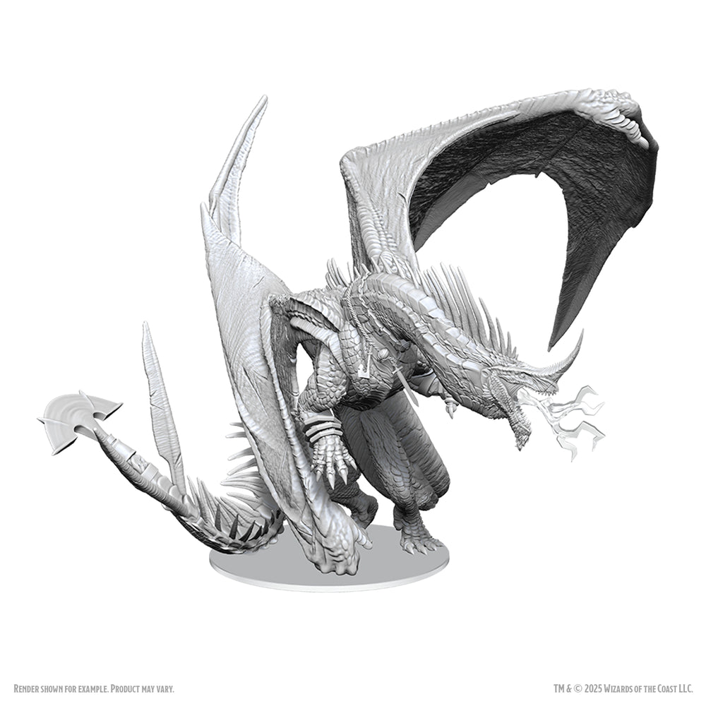 D&D Nolzur's Marvelous Miniatures: Unpainted Minis- Anthradusk, Ancient Blue Dragon
