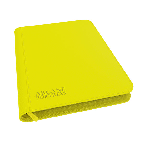 Binder: 9-Pocket Zippered- Neon Color- Yellow