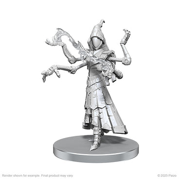 Pathfinder Battles Deep Cuts Miniatures: Unpainted Minis- Wave 26- Clockwork Mage