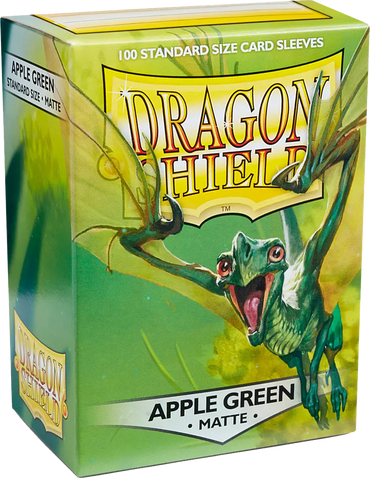 Matte Sleeves (100) - Apple Green