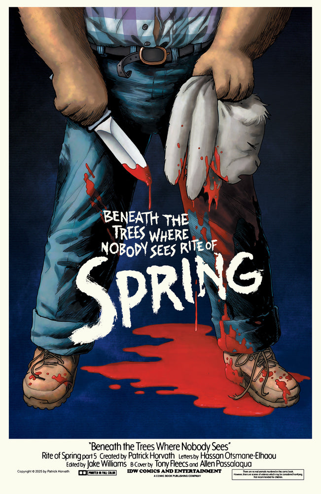 Beneath The Trees Where Nobody Sees: Rite Of Spring #5 Variant B (Fleecs Movie Homage Cover)