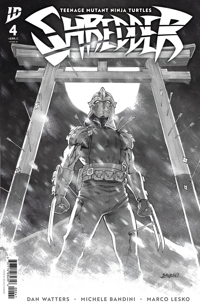 Teenage Mutant Ninja Turtles: Shredder #4 Variant Ri (10) (Bandini Black & White)