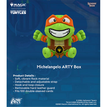 Deckbox: MTG ARTY Box- Teenage Mutant Ninja Turtles- Michelangelo