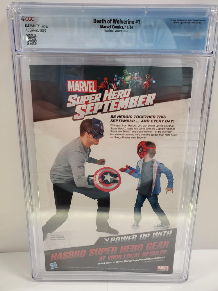 Death of Wolverine #1 CGC 8.5
