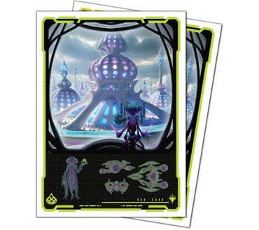 Deck Protectors: MTG Apex- Edge of Eternities- Blue Mythic (105ct)