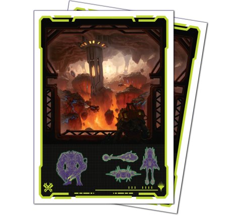 Deck Protectors: MTG Apex- Edge of Eternities- Red Mythic (105ct)