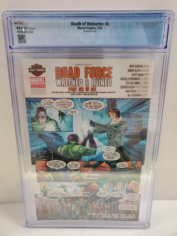 Death of Wolverine #4 CGC 9.4