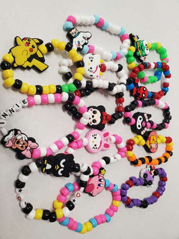Pop Culture Silicone Pony (Bead Bracelet)