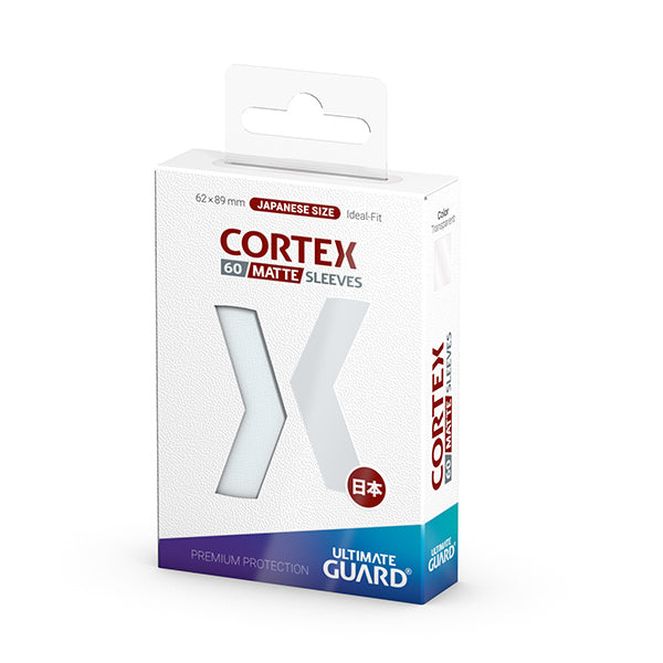 Card Sleeves: Cortex Japanese Size- Matte Transparent (60 ct.)