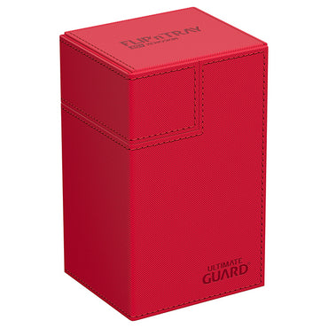Deck Case: Flip´n´Tray 80+ Standard Size Monocolor- Red
